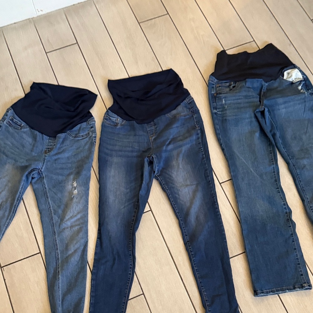 Women's Blue Maternity Jeans